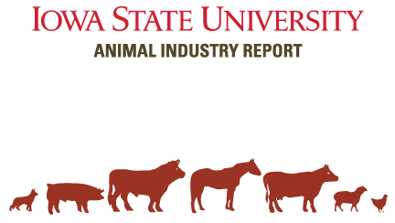 Iowa State University Animal Industry Report
