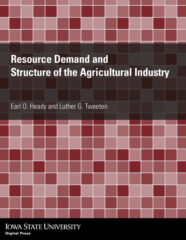 Resource Demand and Structure of the Agricultural Industry book cover