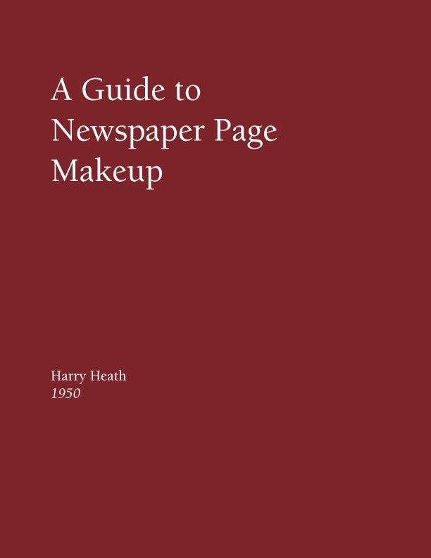 A Guide to Newspaper Page Makeup